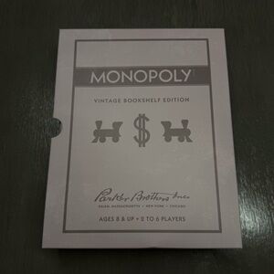 WS Game Company Monopoly Vintage Bookshelf Edition